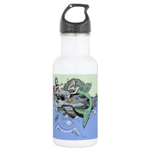 Botella De Agua Chica Sirena Verano Playa Amistad Caprichosa
