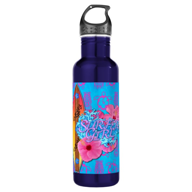 Botella De Agua Chica surfista (Anverso)