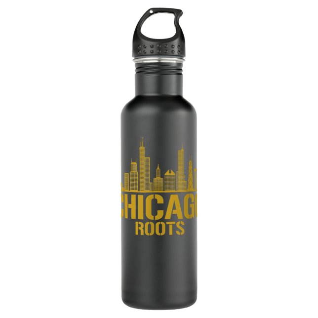 Botella De Agua Chicago Roots (Anverso)