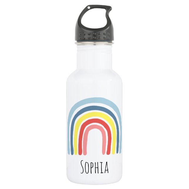 Botella De Agua Chicas de moda y caprichosos niños Personalizados  (Anverso)