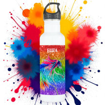 Chicas del Boho Rainbow Cute Purpurina unicornio n