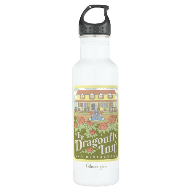 Botella De Agua Chicas Gilmore | El restaurante Dragonfly Inn & Re (Anverso)