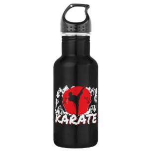 Botella De Agua Chicas Karate - Tema japonés patriótico