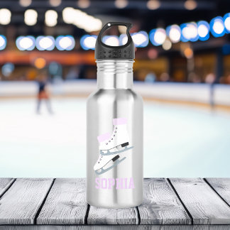 Botella De Agua Chicas personalizados de patinaje artístico