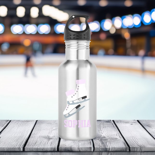 Botella De Agua Chicas personalizados de patinaje artístico (Subido por el creador)
