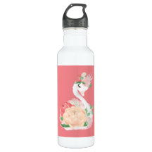 Chicas personalizados floral Swan