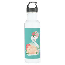 Chicas personalizados floral Swan