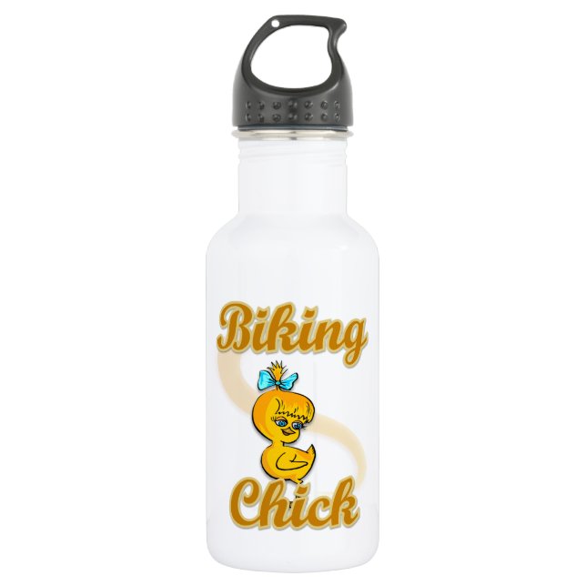 Botella De Agua Chick ciclista (Anverso)