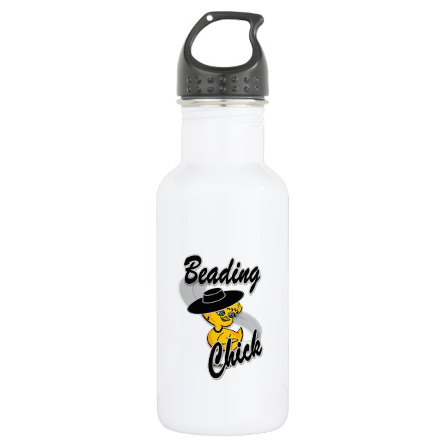 Botella De Agua Chick de Beading #4 (Anverso)