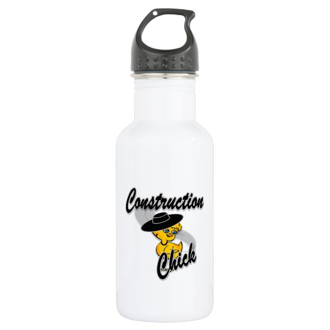 Botella De Agua Chick de construcción #4 (Anverso)