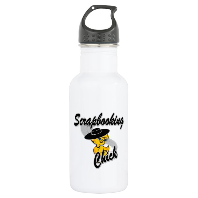 Botella De Agua Chick de Scrapbooking #4 (Anverso)