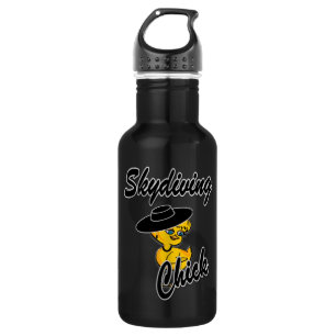 Botella De Agua Chick de Skydiving #4