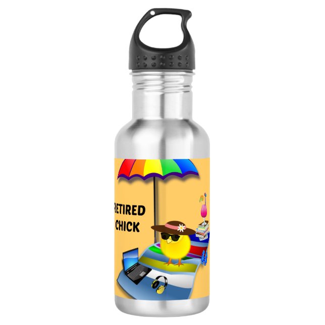 Botella De Agua Chick retirado (Anverso)