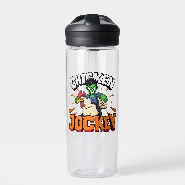 Botella De Agua Chicken Jockey (Delante)