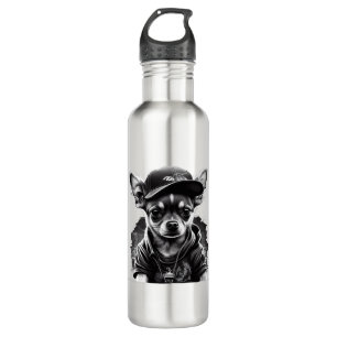Botella De Agua Chihuahua Guay Perro rap Hip-Hop Gangster