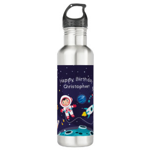 Botella De Agua child on the moon, monogrammed name