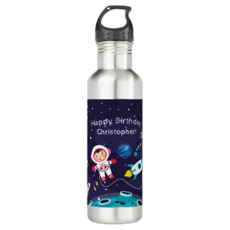 Botella De Agua child on the moon, monogrammed name