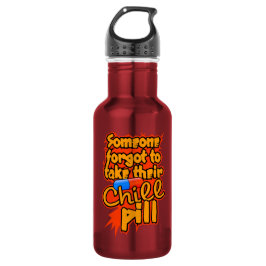 Botella De Agua Chill Pill personalizado