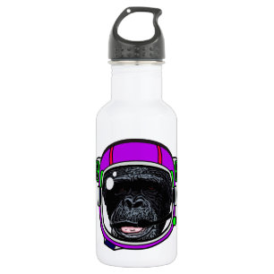 Botella De Agua Chimpancé espacial