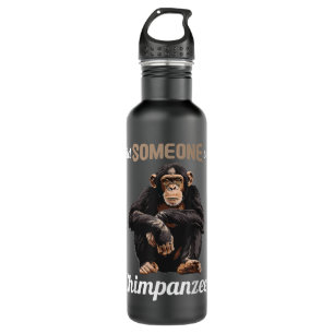 Botella De Agua Chimpancés ¿Alguien dijo Chimpanzee?