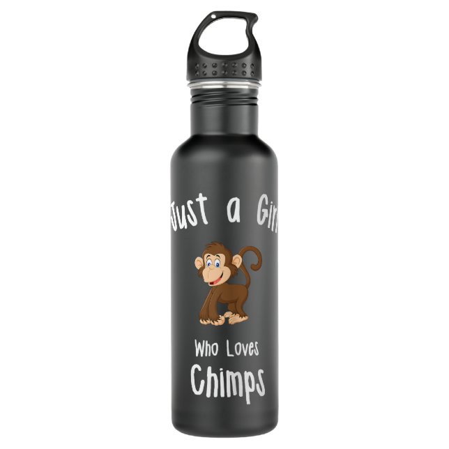 Botella De Agua Chimpanzee Chimp (Anverso)
