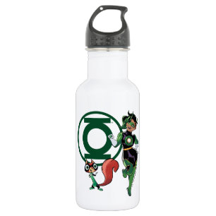 Botella De Agua Chip & Green Lantern