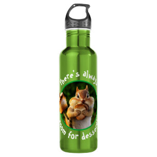 Botella De Agua Chipmunk Comer malvavisco