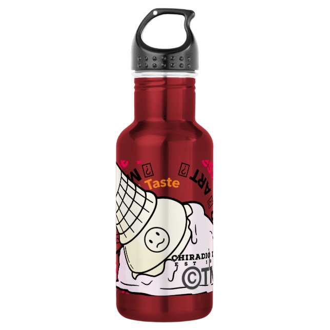 Botella De Agua ChiRadioLLC ™ IceCream (Anverso)