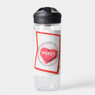 Botella De Agua ChiRadioLLC™ Inspirational Message WaterBottle
