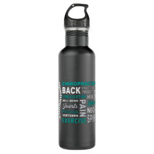 Botella De Agua Chiropráctico Medicina de la columna vertebral Chi