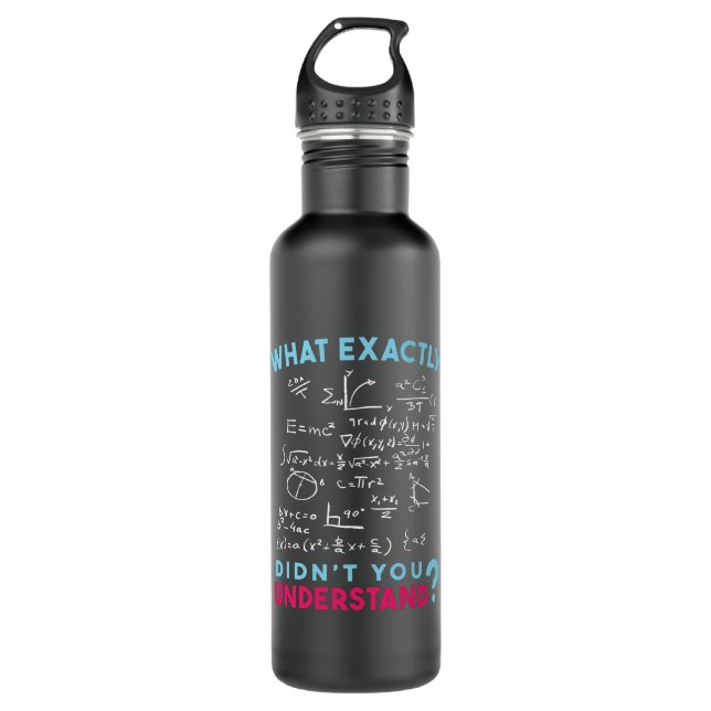Botella De Agua Chiste de Fórmula de Matemáticas Físicas (Anverso)