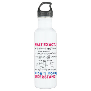 Botella De Agua Chiste de fórmula física