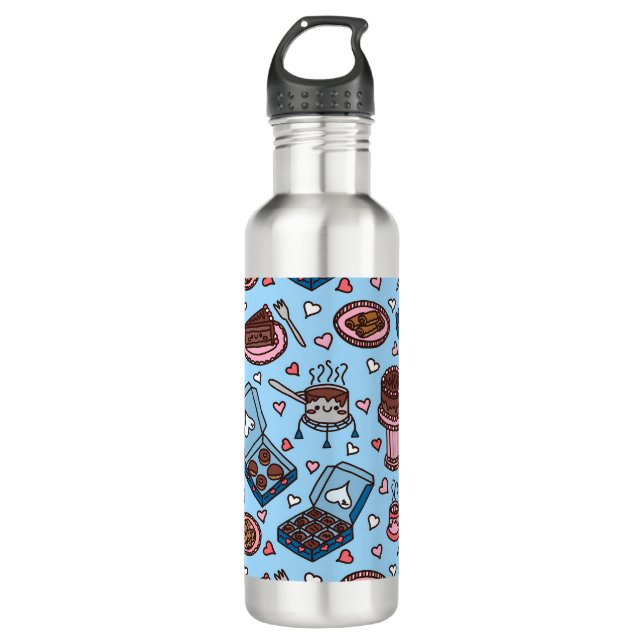 Botella De Agua Chocolate lover cute (Anverso)