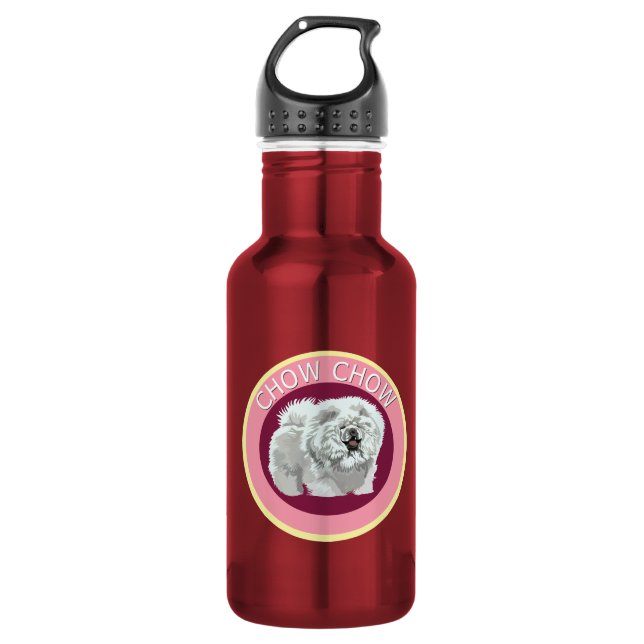 Botella De Agua Chow de perro (Anverso)
