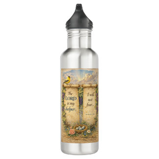 Botella De Agua Christian Bible Verse Water Bottle