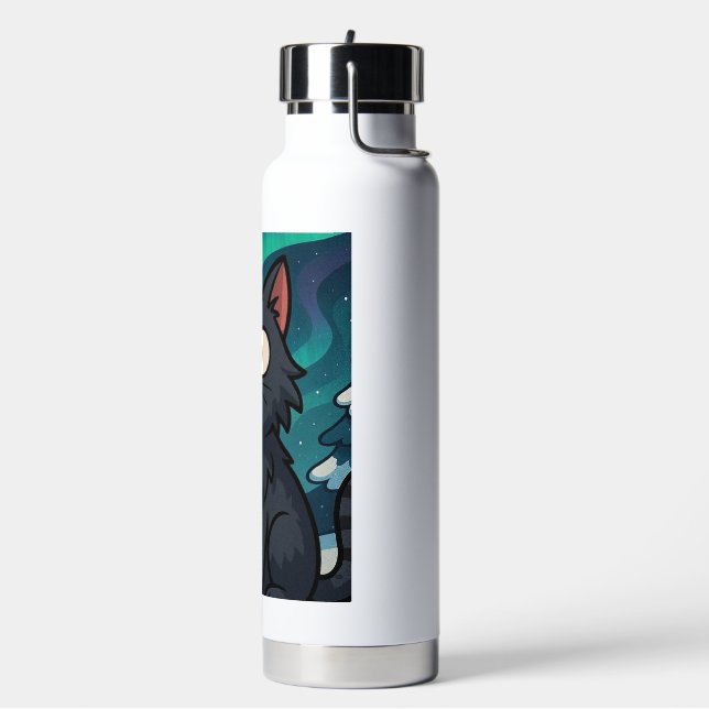 Botella De Agua Christmas Icelandic Yule Cat  (Izquierda)