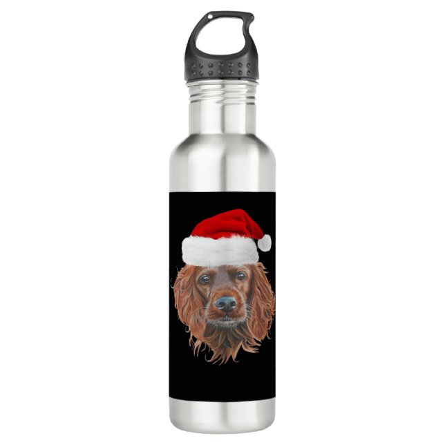 Botella De Agua Christmas Irish Setter Classic T-Shirt (Anverso)