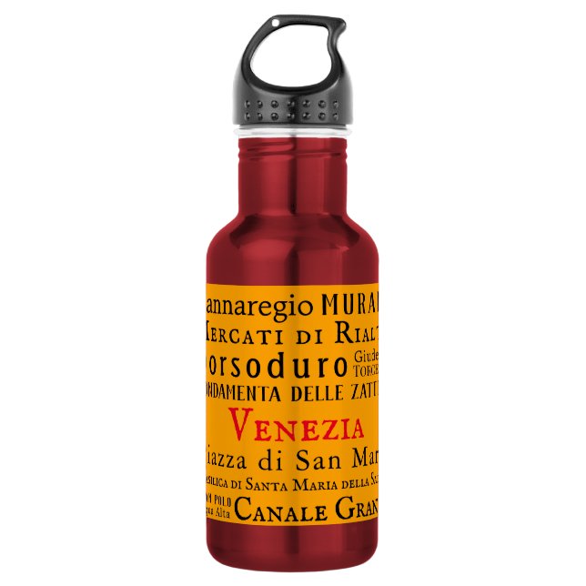 Botella De Agua ¡Ciao Venezia! (Anverso)