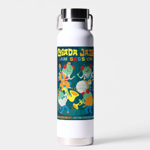 Botella De Agua Cicada Jazz Jam Session