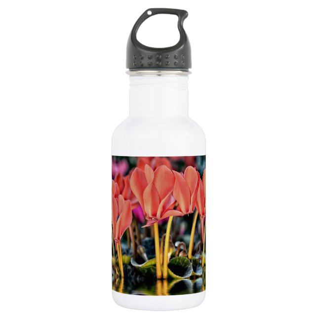 Botella De Agua Ciclamen en agua (Anverso)