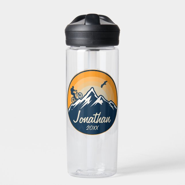 Botella De Agua Ciclismo de montaña personalizado en bicicleta de  (Delante)