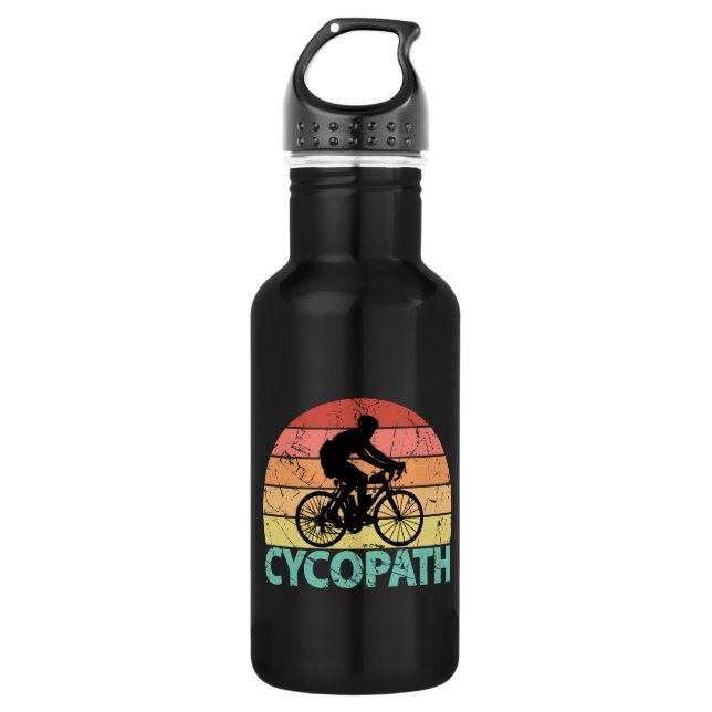Botella De Agua Ciclismo divertido Cycopath (Anverso)