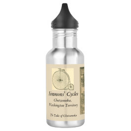 Botella De Agua Ciclistas románticos del Victorian