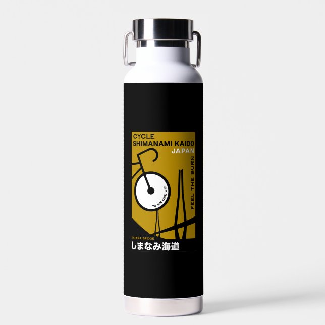 Botella De Agua Ciclo Shimanami Kaido Japón (Delantero)