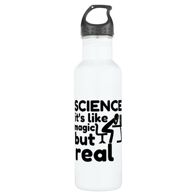 Botella De Agua ciencia como magia pero real (Anverso)