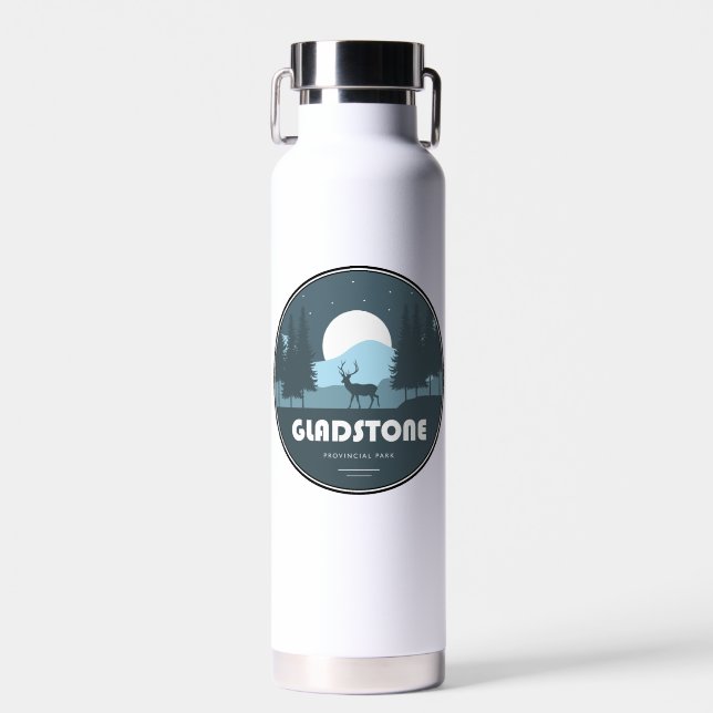 Botella De Agua Ciervo del Parque Provincial Gladstone (Delantero)