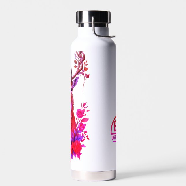 BOTELLA DE AGUA CIERVO ENTRE HOJAS (Izquierdo)