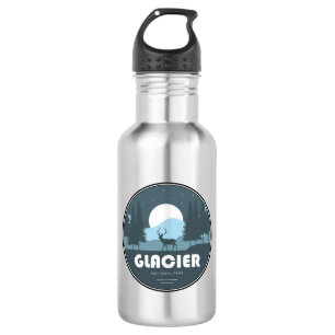 Botella De Agua Ciervo Parque Nacional Glaciar
