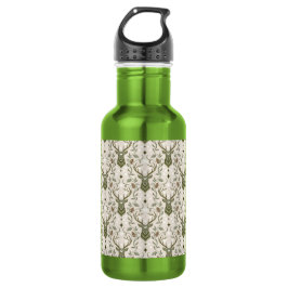 Botella De Agua Ciervo Tribal Boho, Soñando con Ciervos
