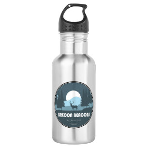 Botella De Agua Ciervos del Parque Nacional Brecon Beacons